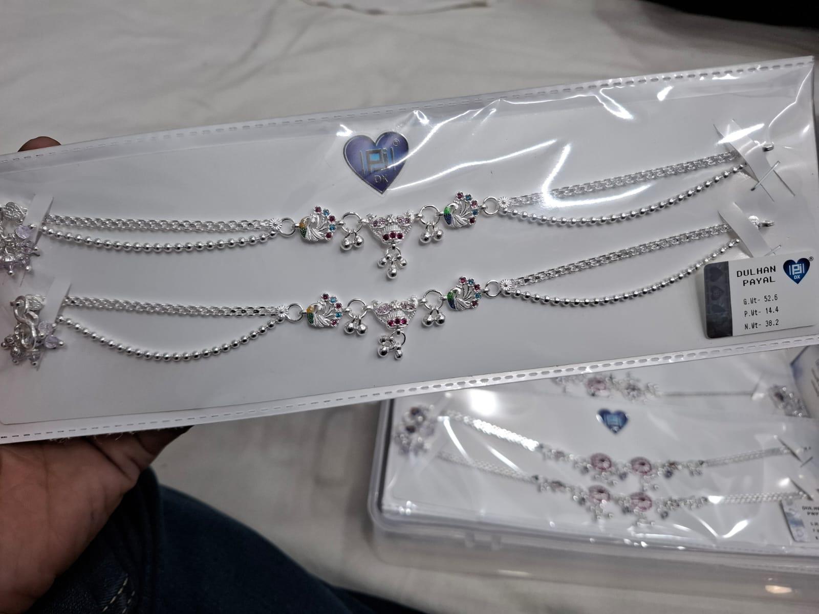 Classic Silver Payal